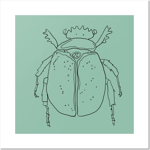 Mint Bug Wall Art by holymisa